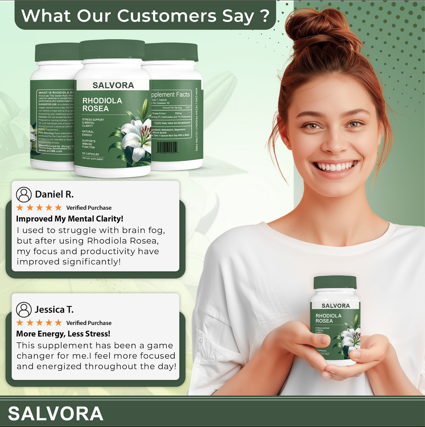 Suplemento Adaptógeno para el Estrés, Enfoque y Energía